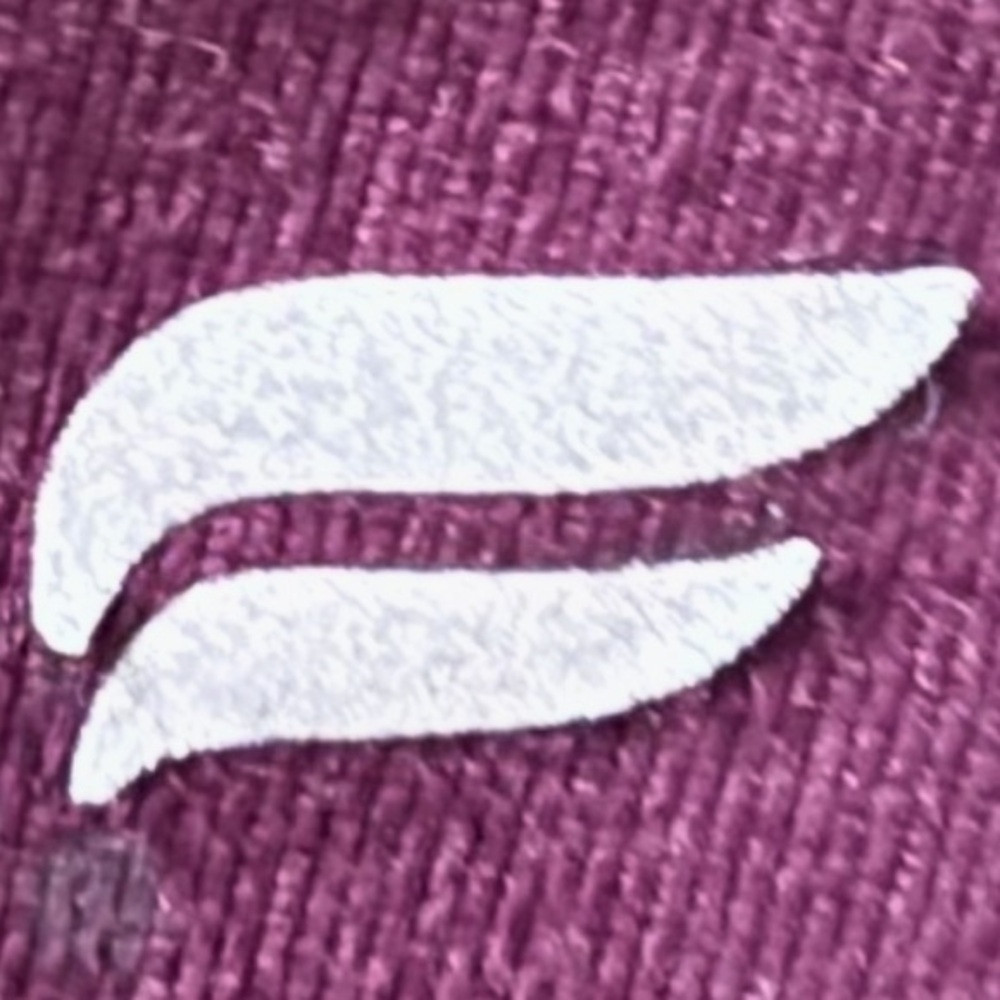 PowerHold by Fabletics Deep Burgundy Leggings + Light Pink Back Lace Detail, S/M - Picture 7 of 9